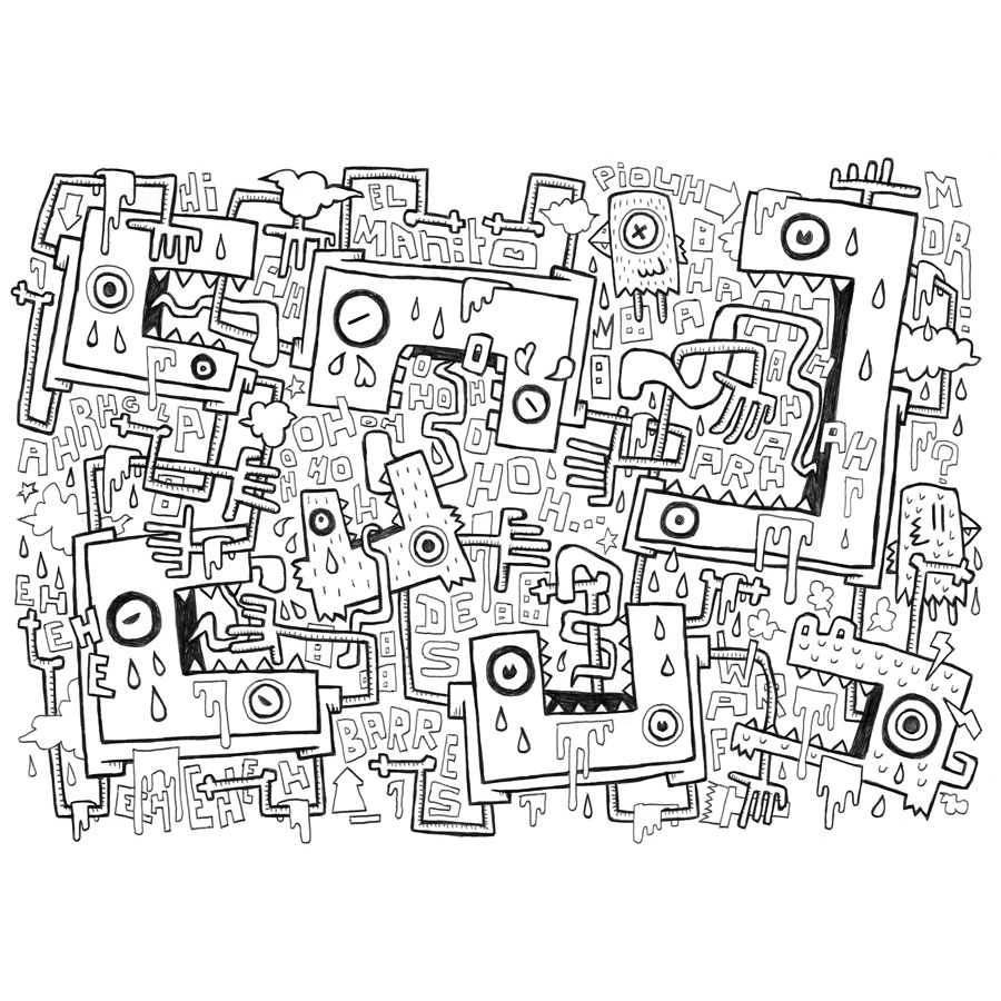 desbarres drawing Vector by Manito/Maneeto