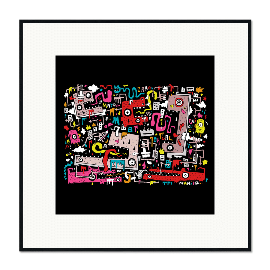 lamarde Art Framed by Manito/Maneeto